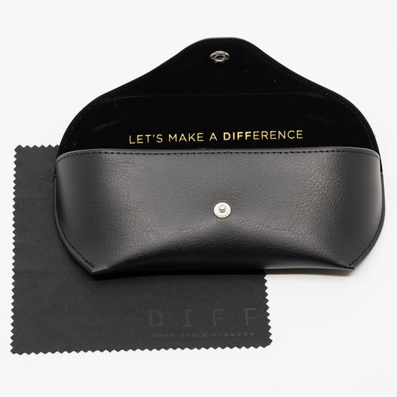 DIFF Bella Sunglasses Festive Chestnut Frames Brown Lens Sparkle Square Sunnies - Picture 5 of 6